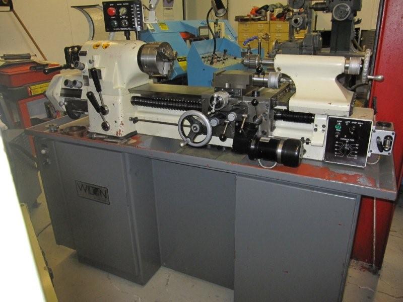WILTON TOOLROOM LATHE,TRL-1118-3,INCH/METRIC,2003,3-JAW CHUCK,COLLETS