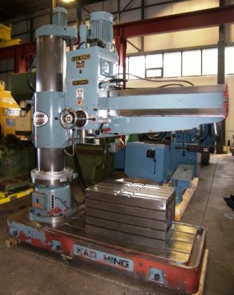 5' x 15 3/8 , KAO MING, 1986 Radial Arm Drill Press