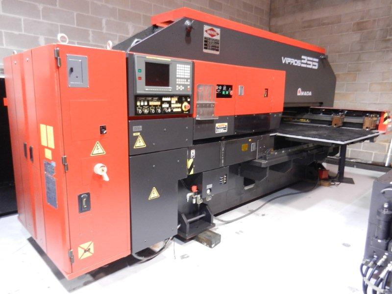 AMADA VIPROS 255, 22 Ton,FANUC 18P,31 STA.,3 A/I, BRUSH TABLE NEW 1997