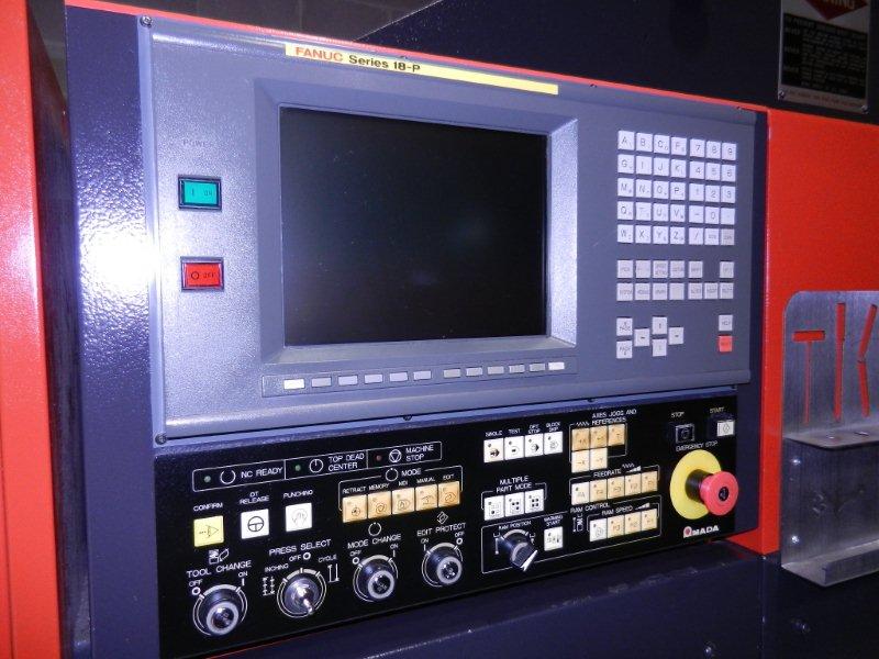 AMADA VIPROS 255, 22 Ton,FANUC 18P,31 STA.,3 A/I, BRUSH TABLE NEW 1997