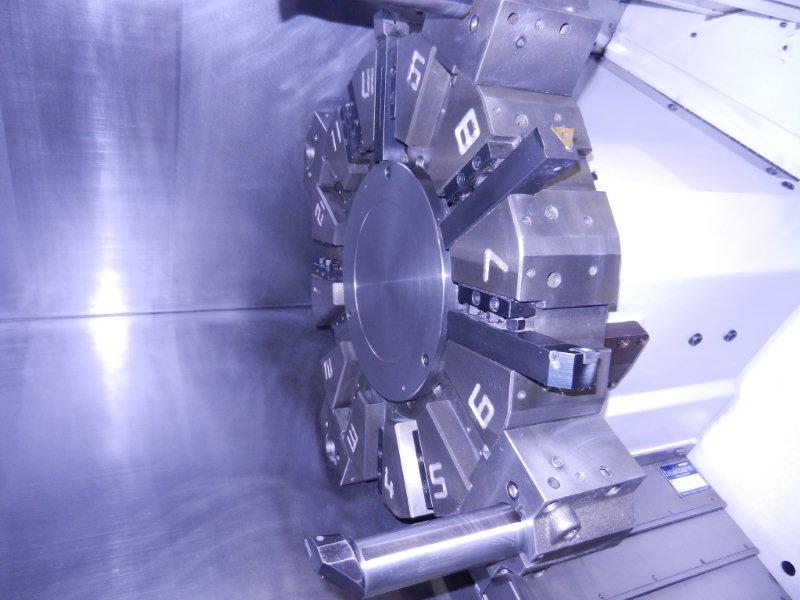 MAZAK-NEXUS QTN-200,12-STATIONS,MAZAKTROL-FUSION 640,CHIP CONVEYOR,NEW-2003