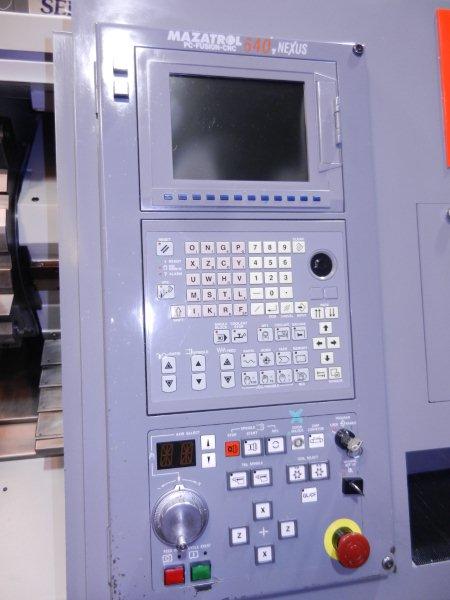 MAZAK-NEXUS QTN-200,12-STATIONS,MAZAKTROL-FUSION 640,CHIP CONVEYOR,NEW-2003