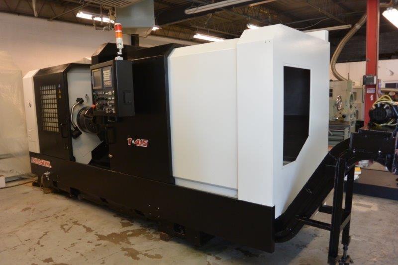 AMERA-SEIKI T415/1500 CNC LATHE,15 CHK,5.12 BORE,60 CC,12-STN,FANUC-21I,NEW-2005