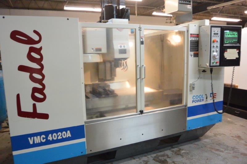 FADAL-4020A,40 X,20 Y,20 Z,7,500-RPM,21-ATC,CAT-50,PCOOL,FADAL-HS88,NEW-1998