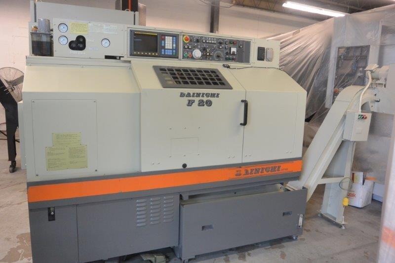 DIANICHI-F20,8 CHK,24 CC,17.7 SWING,2 BAR,15 HP,4500-RPM,FANUC-0TC,NEW-1992