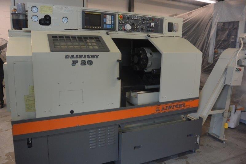 DIANICHI-F20,8 CHK,24 CC,17.7 SWING,2 BAR,15 HP,4500-RPM,FANUC-0TC,NEW-1992