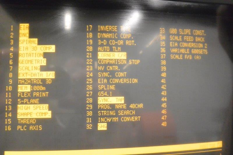 MAZAK BRIDGE TYPE FJV-25,40.15 X,20.07 Y,18.11 Z,12,000-RPM,M-PLUS,PROBE,1997