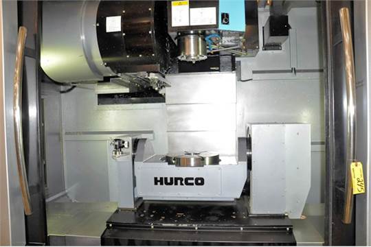 HURCO VMX42UI 5- AXIS CNC VERTICAL MACHIING CENTER , 2012,40 ATC,12,000 rpm