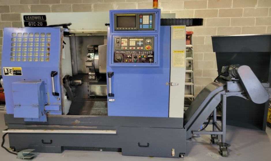 LEADWELL GTC-20 CNC LATHE, FANUC 0T,COLLET SYSTEM