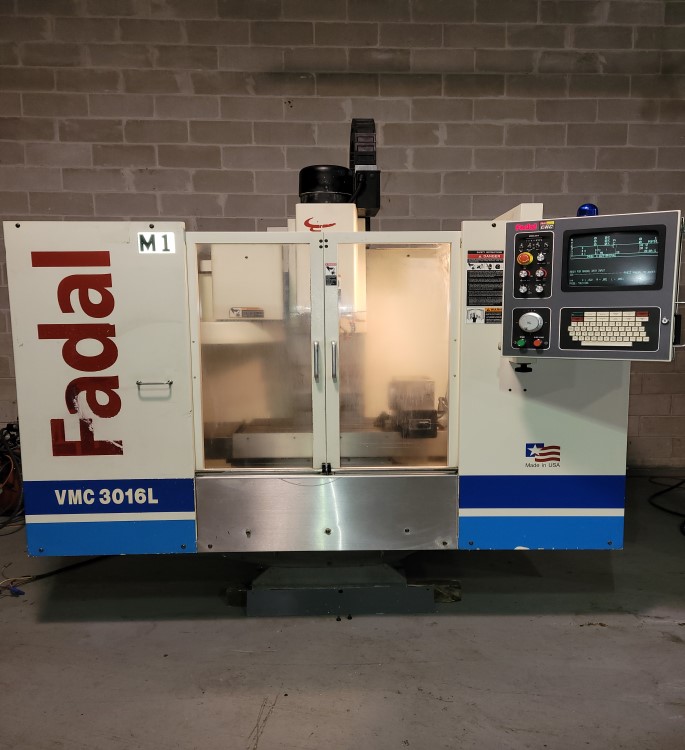 2000 FADAL VMC-3016L,X 30 ,Y 16 , Z 20 FULL 4TH AXIS